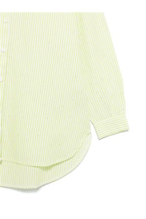 camicia in cotone verde DOUUOD KIDS | DW5B00Z2895246BC